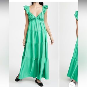 English Factory Ruffle Sleeve Maxi Dress - NWOT